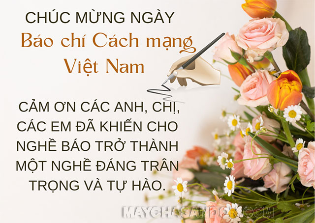 Lời chúc mừng các nhà báo nhân Ngày Báo chí Việt Nam