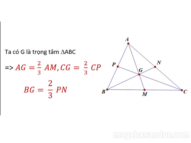 Trọng tâm của tam giác là gì?