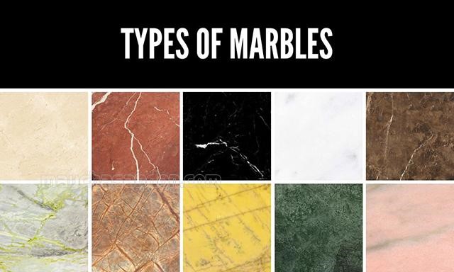 Đá Marble có màu sắc đa dạng hơn đá Granite