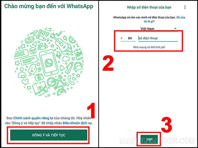 Các bước đơn giản để sử dụng whatsapp trên điện thoại