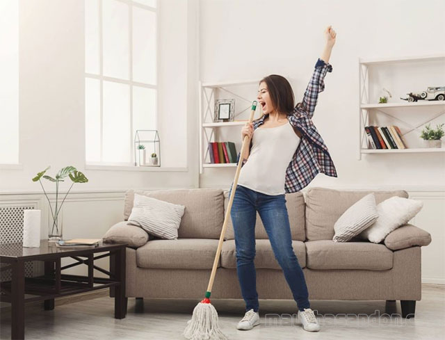 Dọn dẹp nhà cửa giúp bạn cảm thấy thoát mái hơn