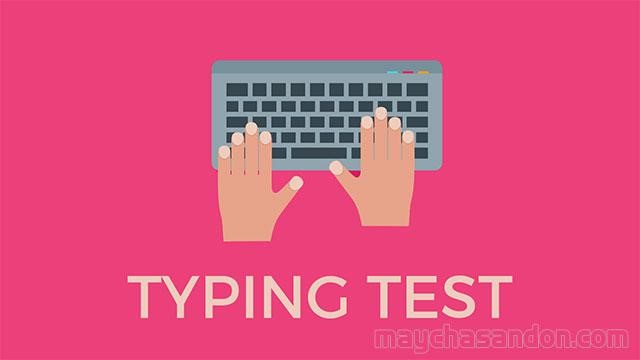Kiểm tra đánh máy bằng typing speed test