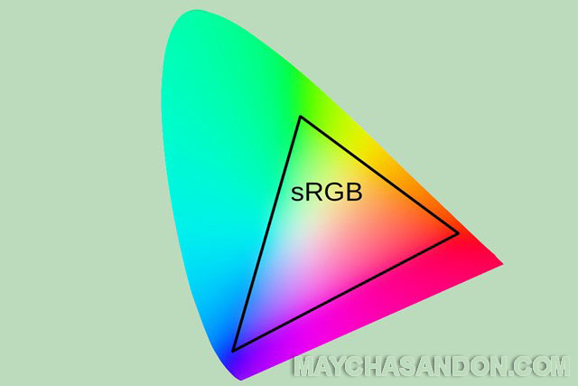 Sơ đồ biểu thị dải màu sRGB